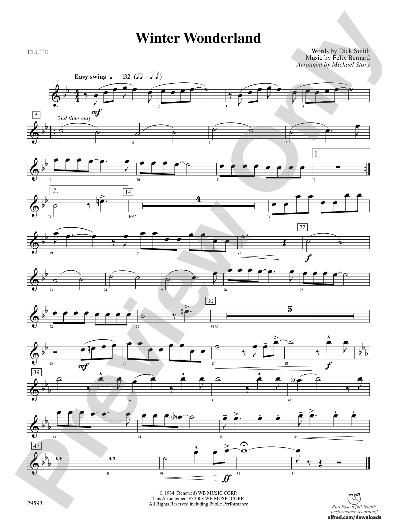 Winter Wonderland: Flute