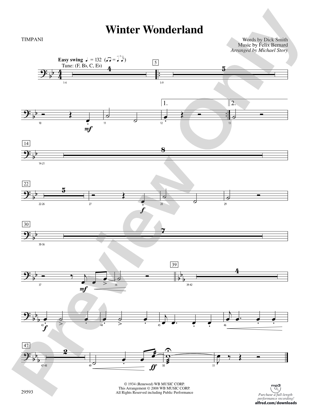 Winter Wonderland: Timpani