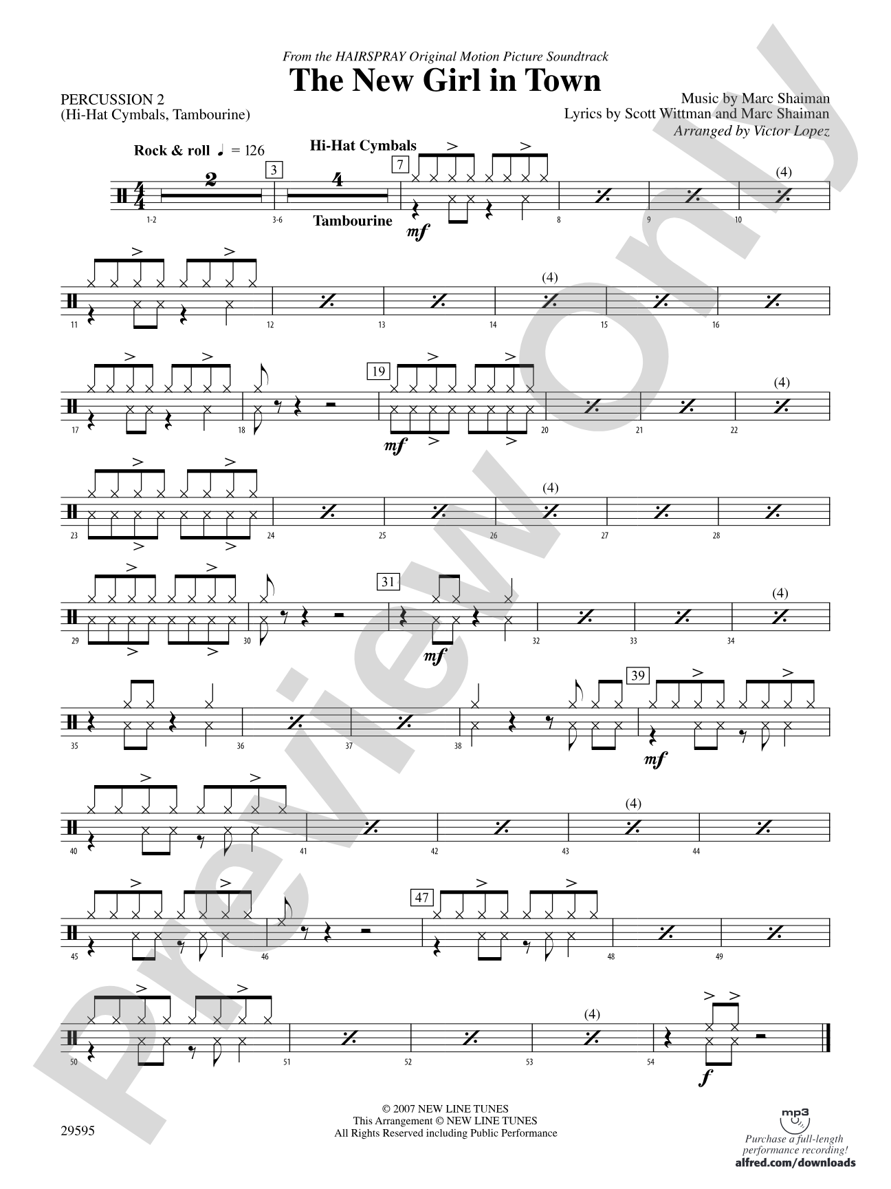 The New Girl in Town: 2nd Percussion