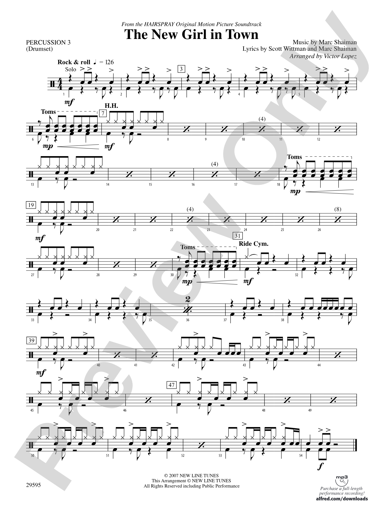 The New Girl in Town: 3rd Percussion
