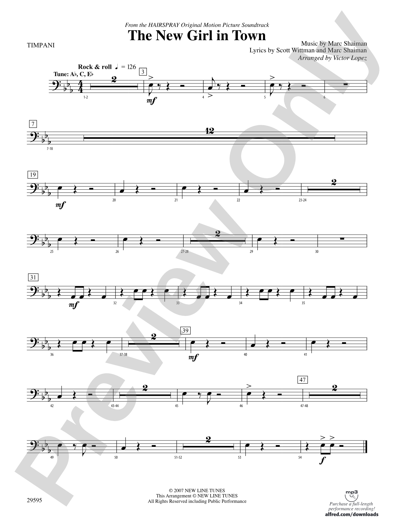 The New Girl in Town: Timpani