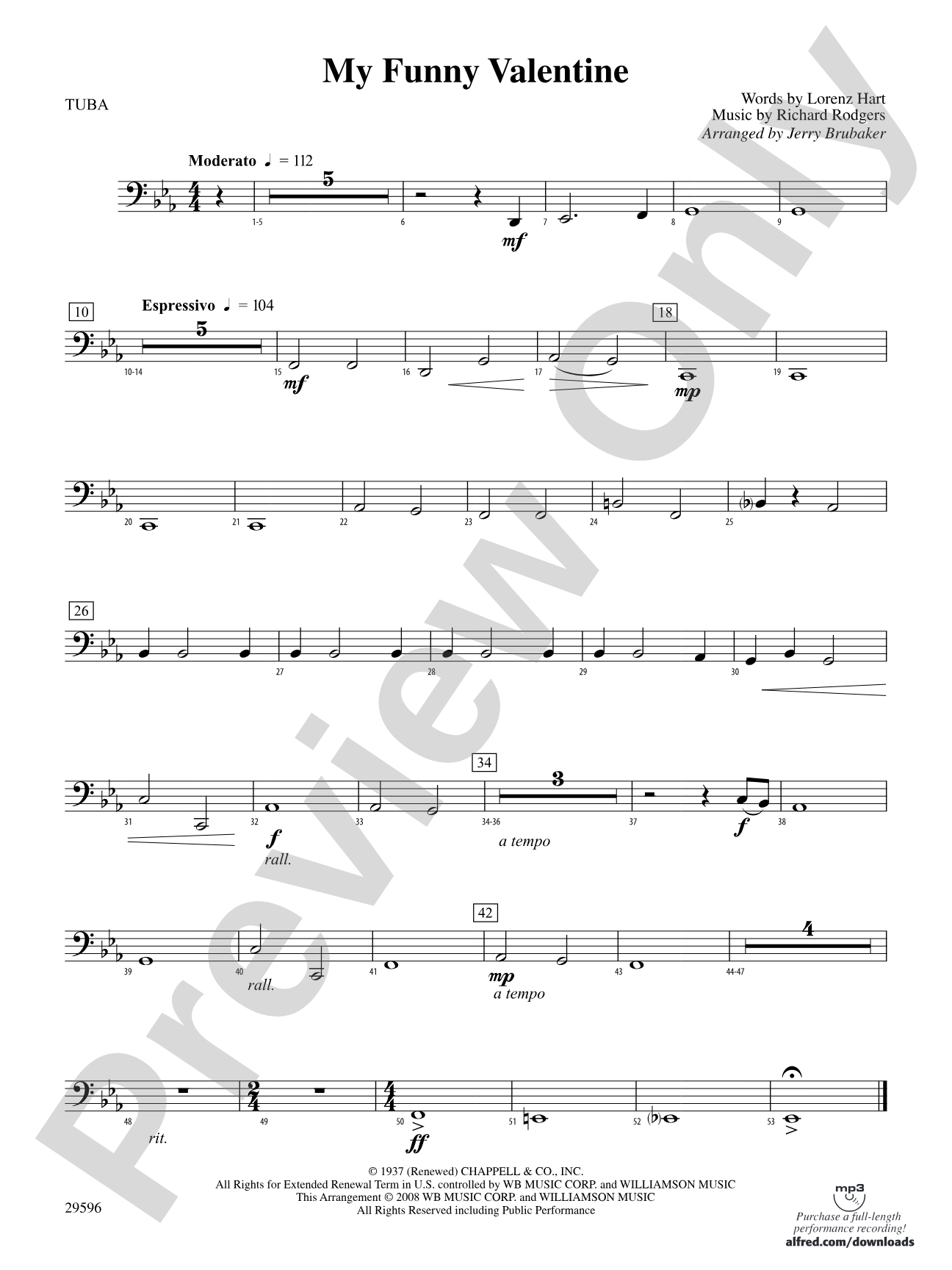 My Funny Valentine: Tuba