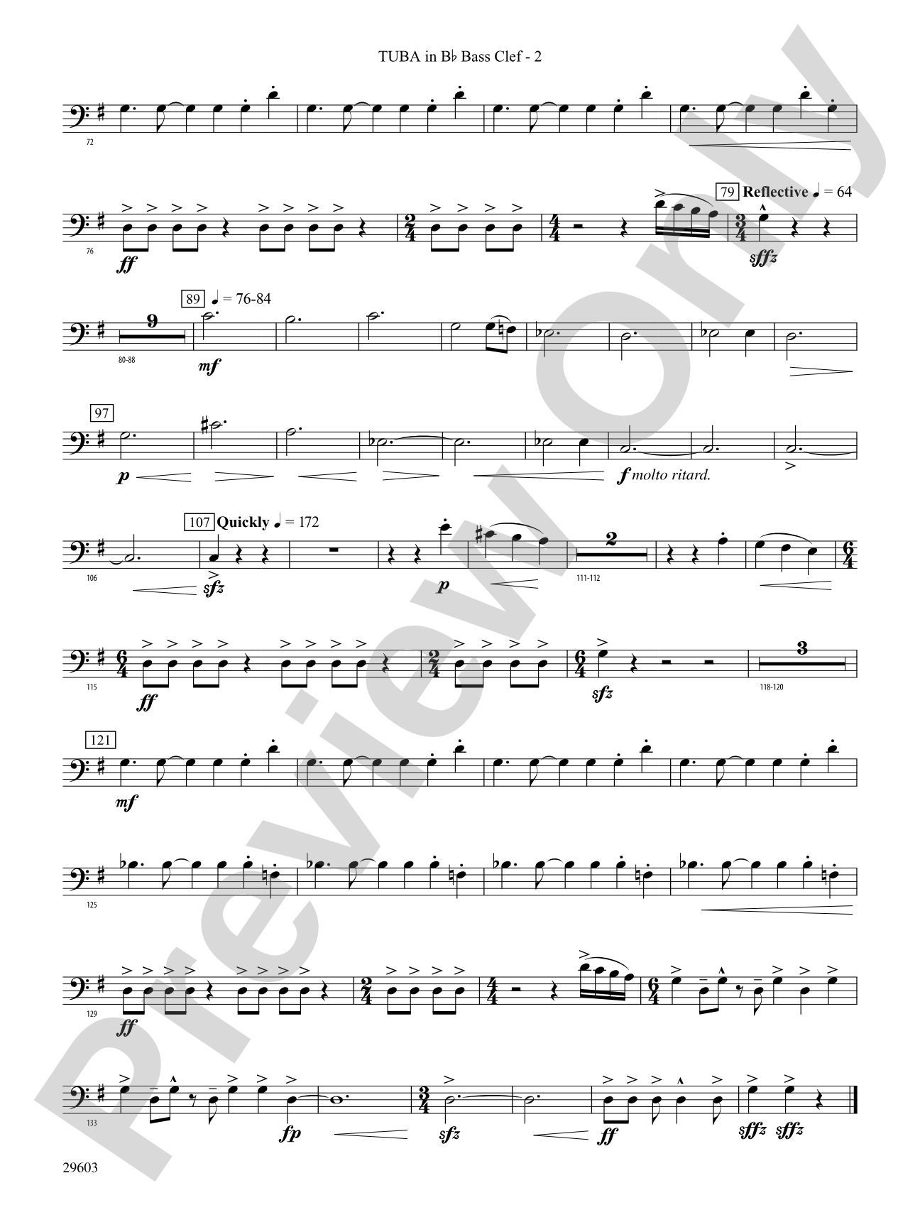 Dillon's Flight: (wp) B-flat Tuba B.C.