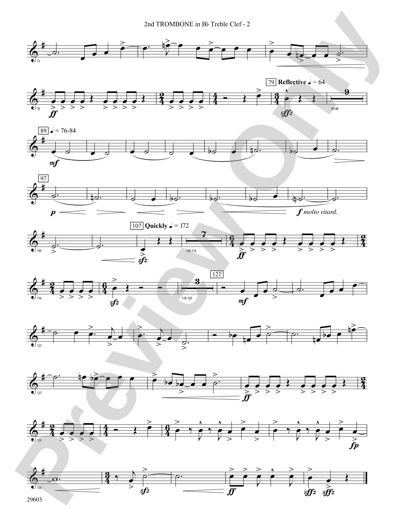 Dillon's Flight: (wp) 2nd B-flat Trombone T.C.