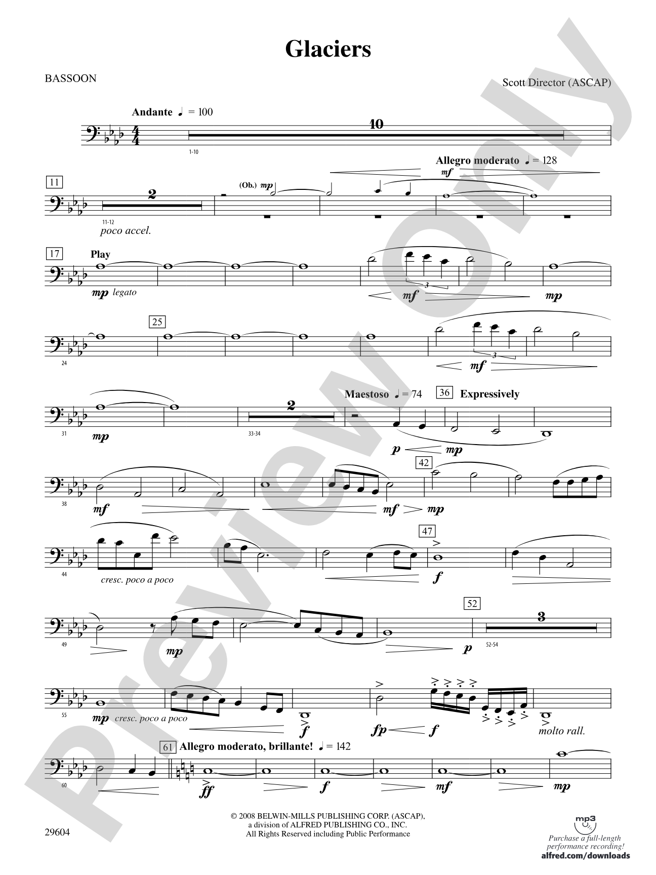 Glaciers: Bassoon