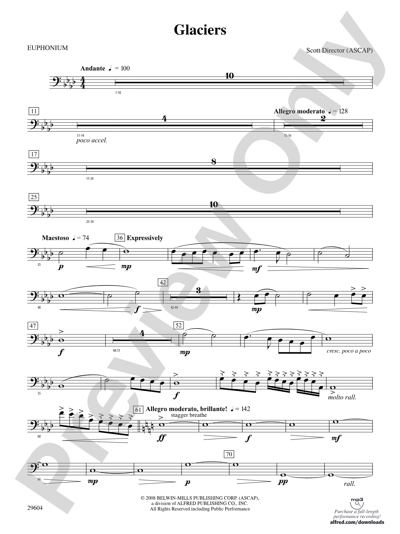 Glaciers: Baritone B.C.