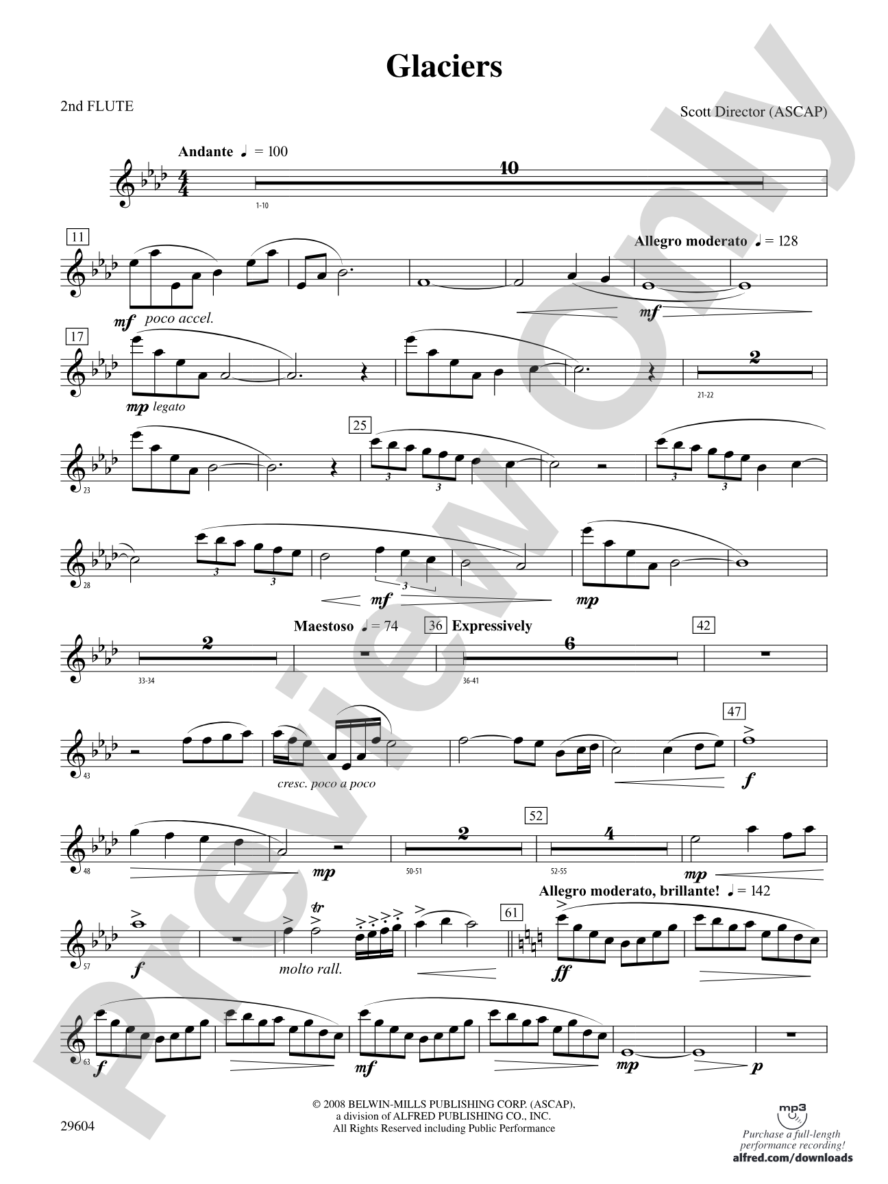 Glaciers: 2nd Flute