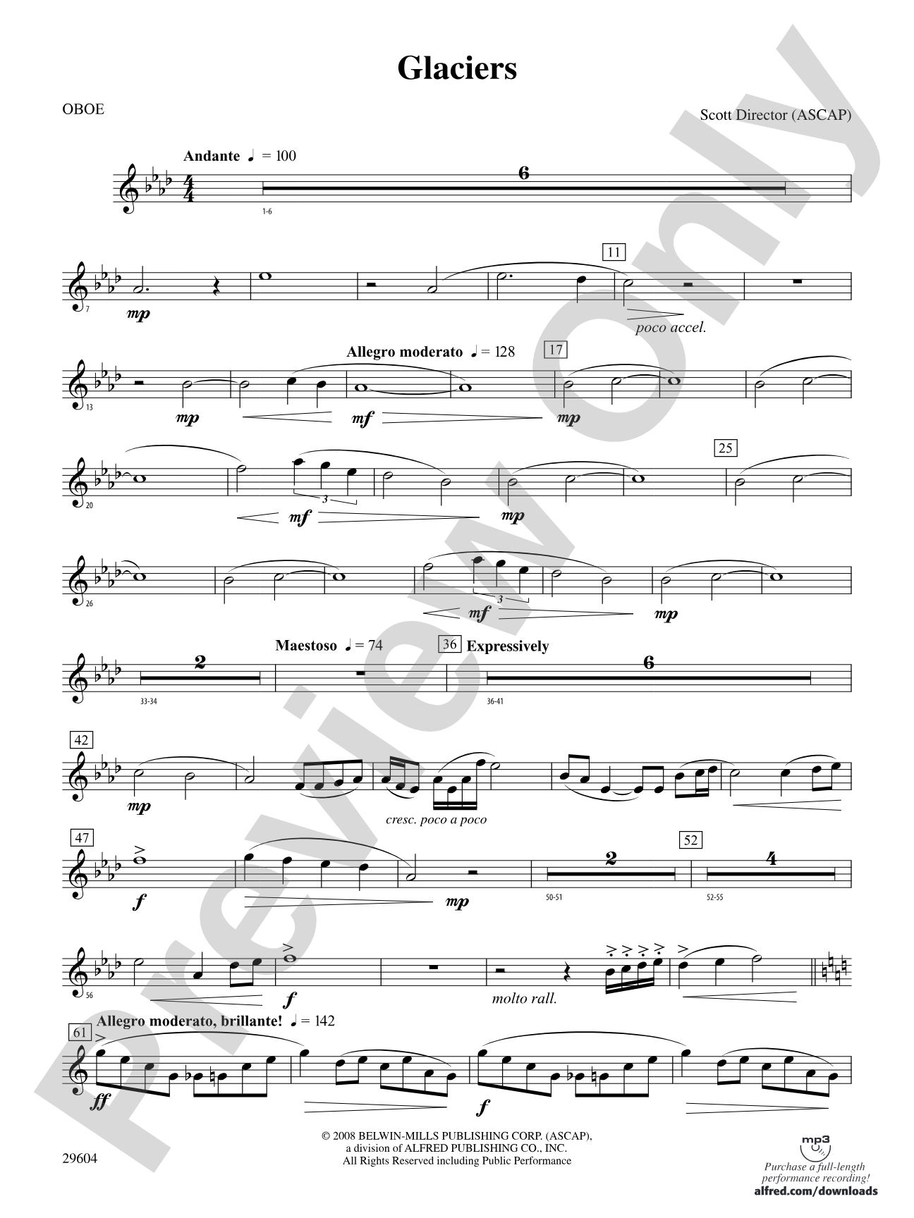 Glaciers: Oboe