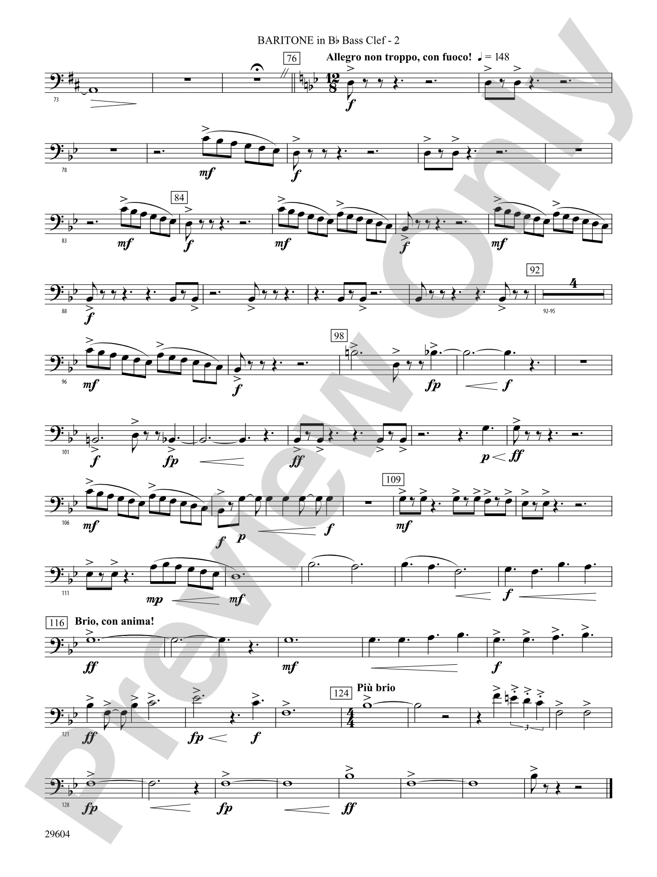 Glaciers: (wp) B-flat Baritone B.C.