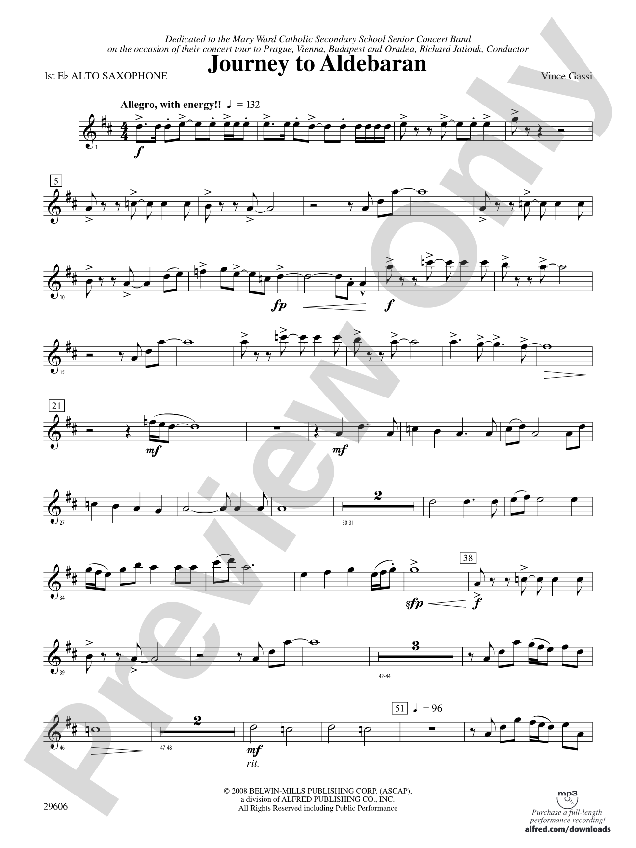 Journey to Aldebaran: E-flat Alto Saxophone