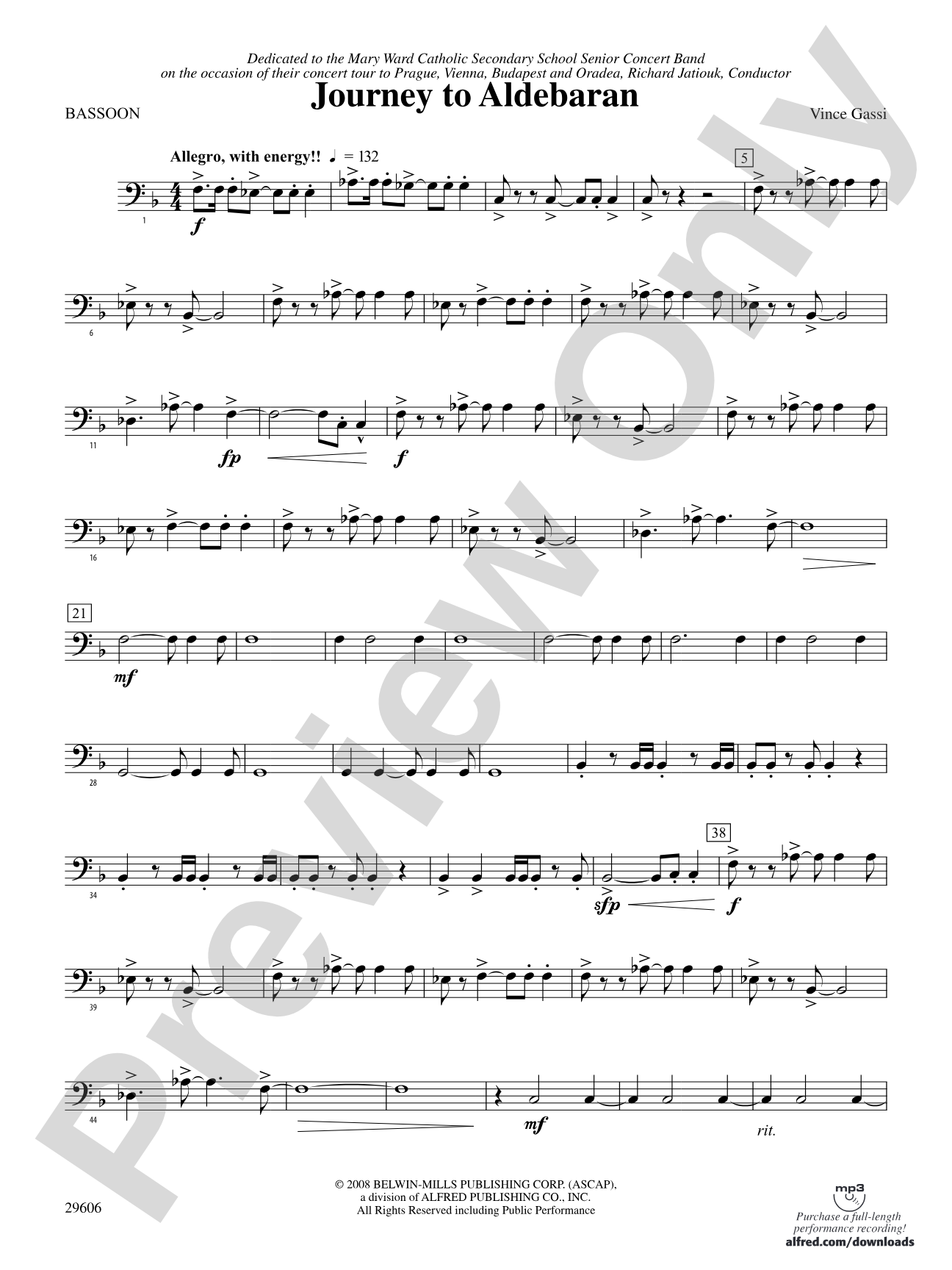 Journey to Aldebaran: Bassoon