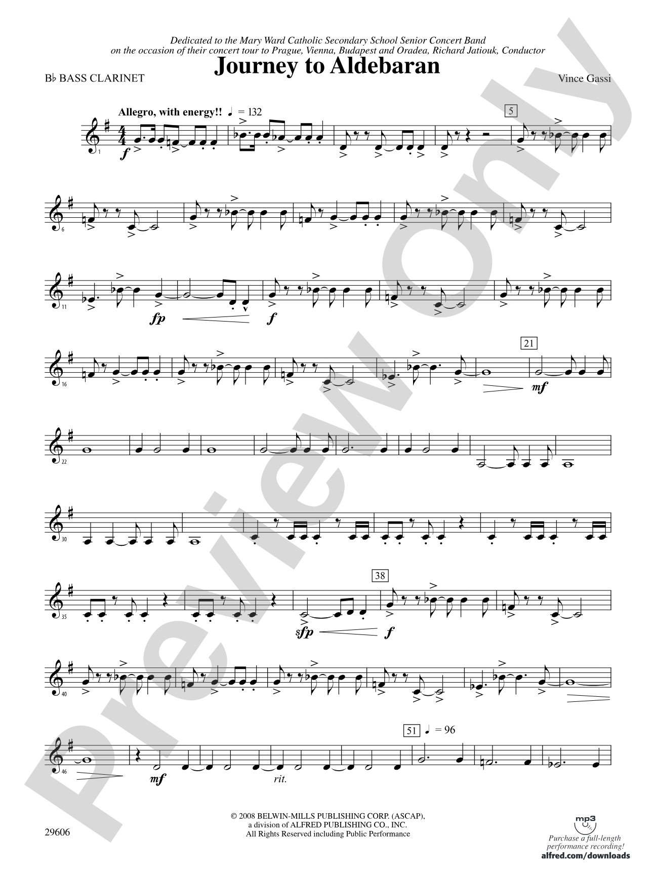 Journey to Aldebaran: B-flat Bass Clarinet
