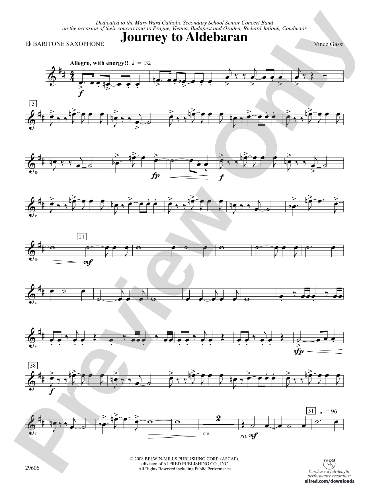 Journey to Aldebaran: E-flat Baritone Saxophone