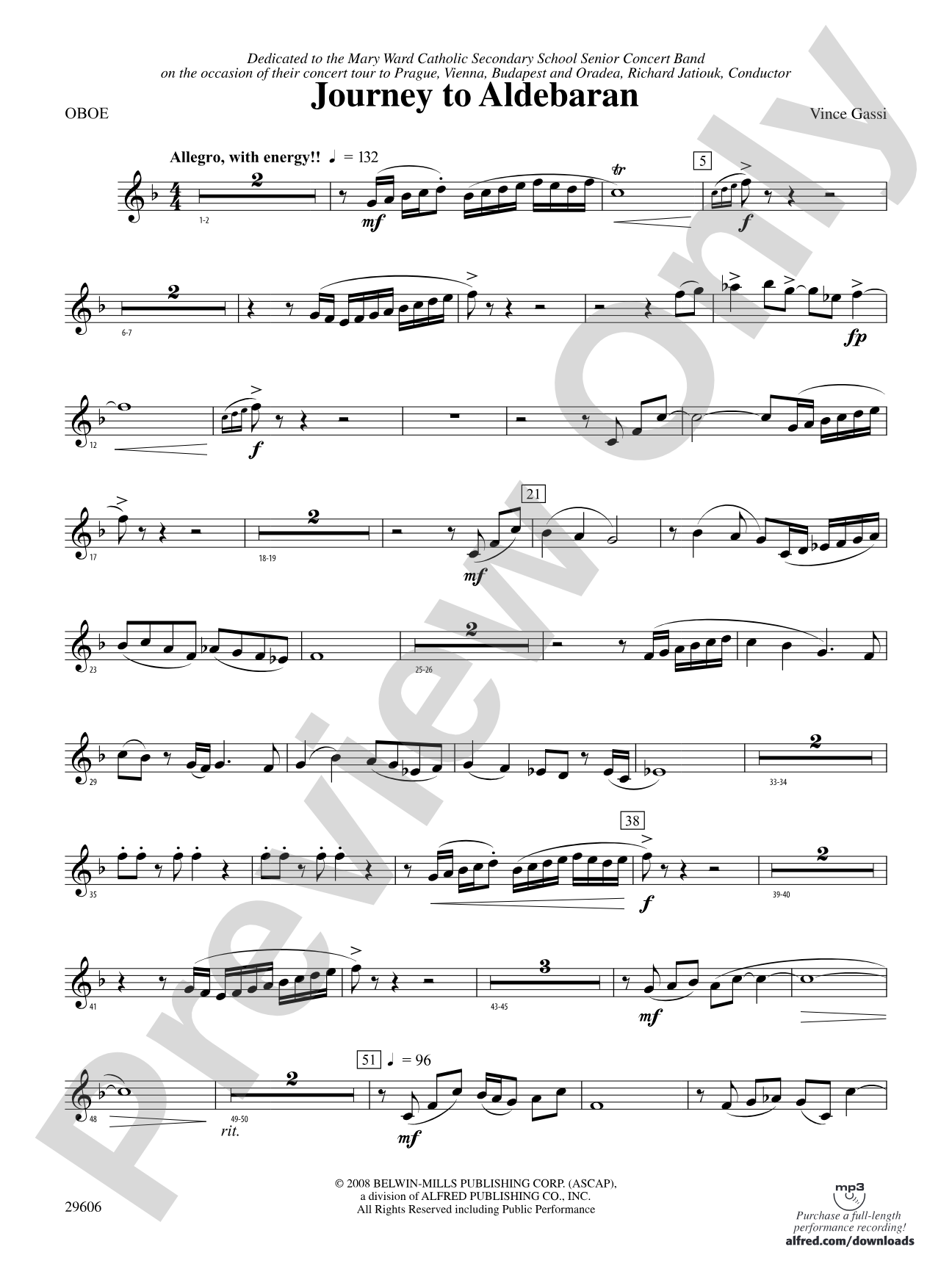 Journey to Aldebaran: Oboe
