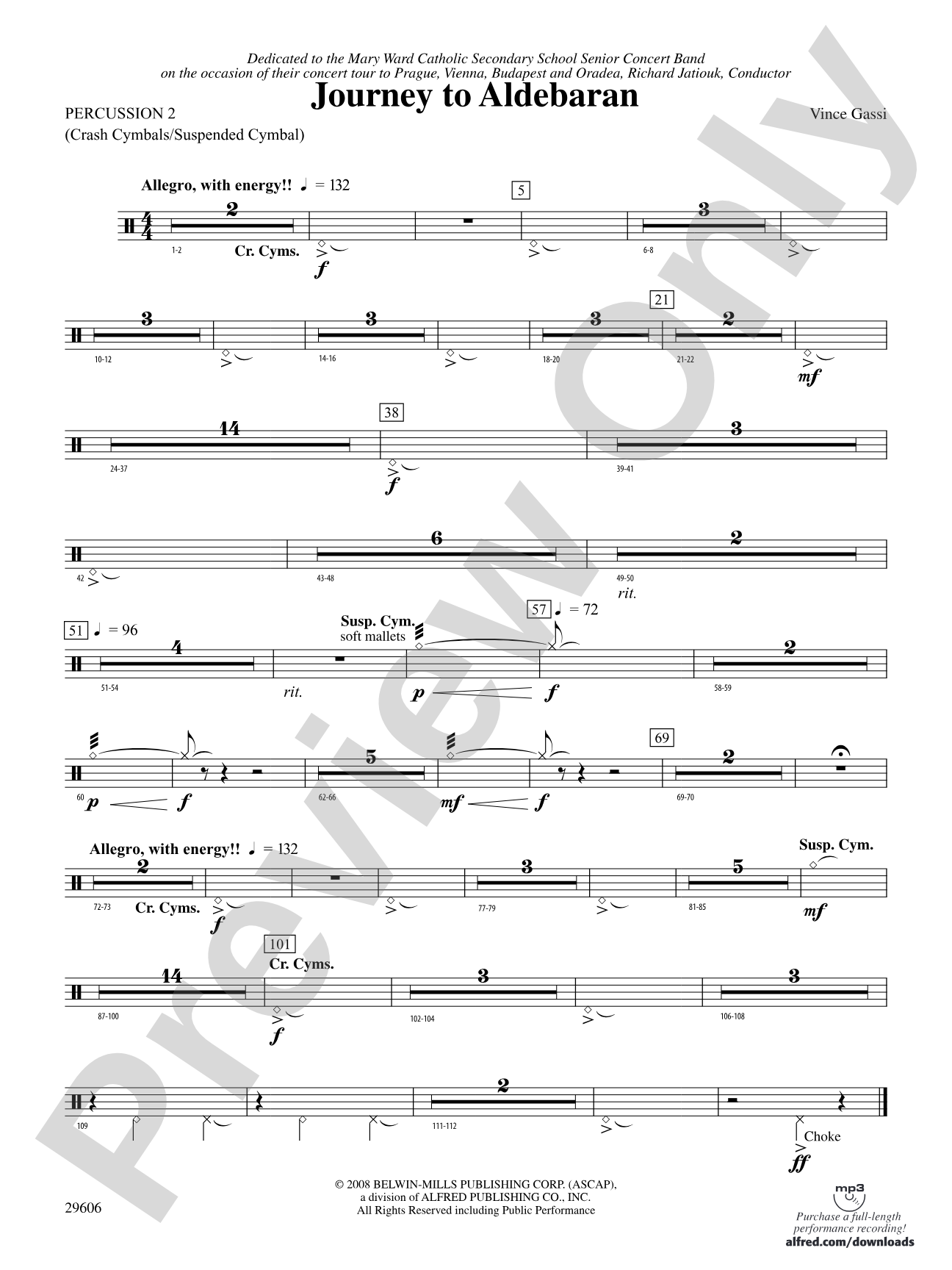 Journey to Aldebaran: 2nd Percussion