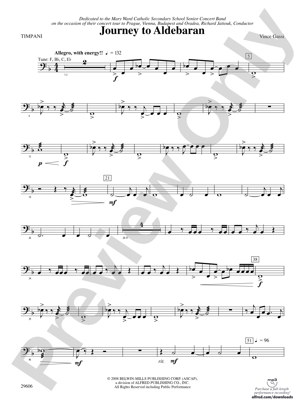 Journey to Aldebaran: Timpani