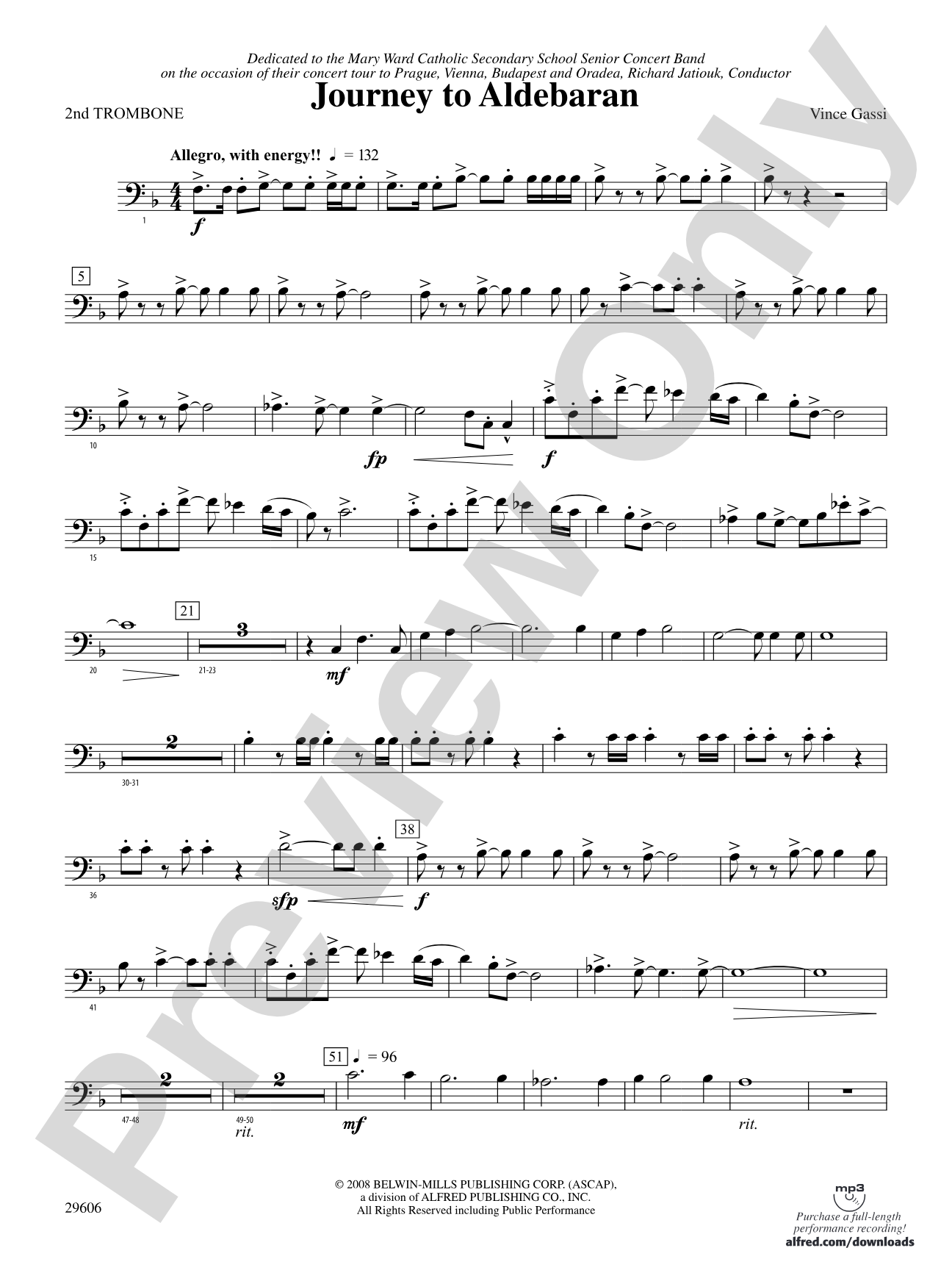 Journey to Aldebaran: 2nd Trombone