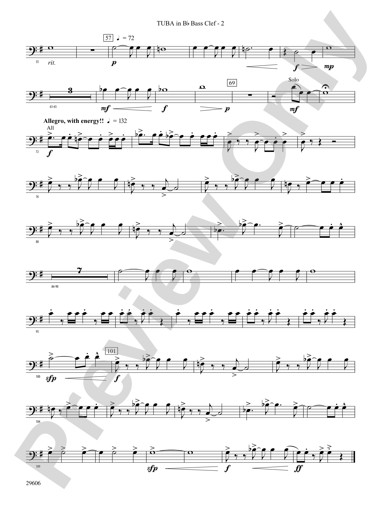 Journey to Aldebaran: (wp) B-flat Tuba B.C.