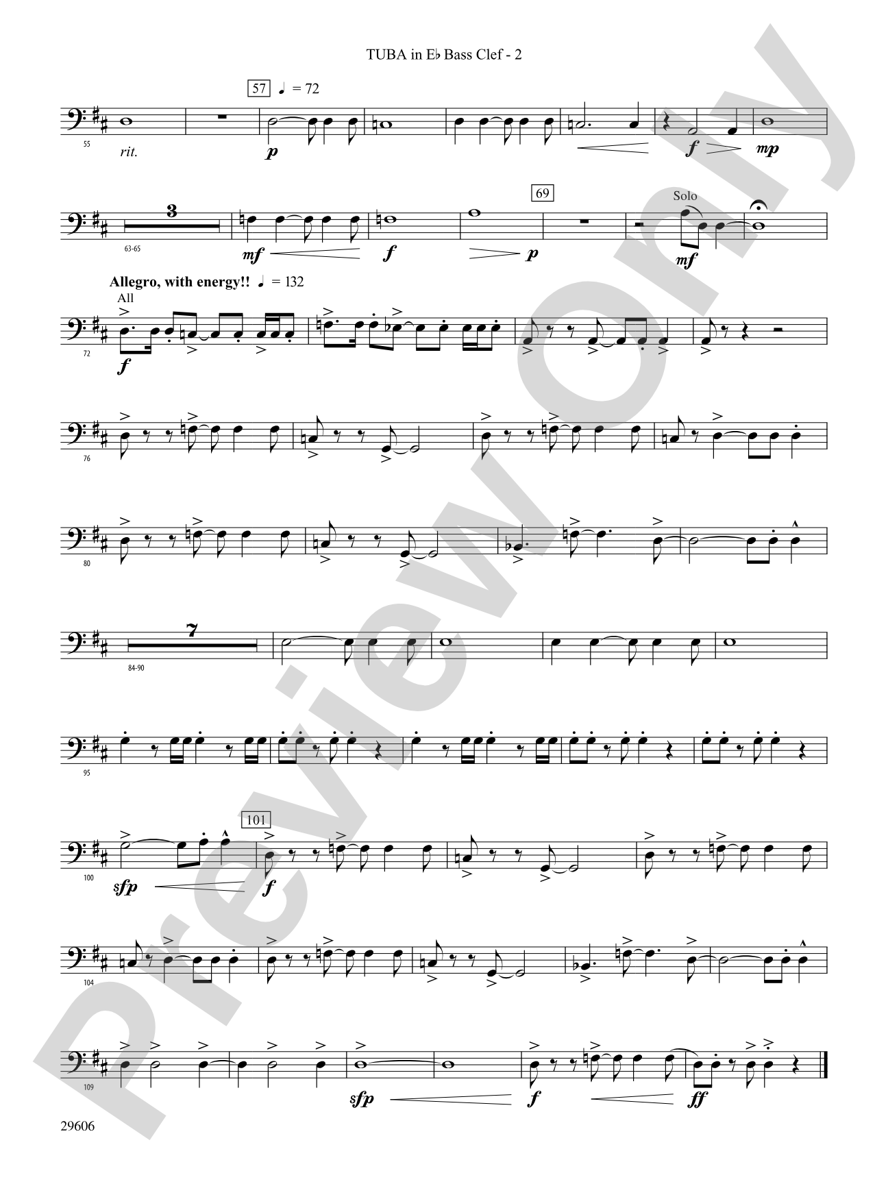 Journey to Aldebaran: (wp) E-flat Tuba B.C.