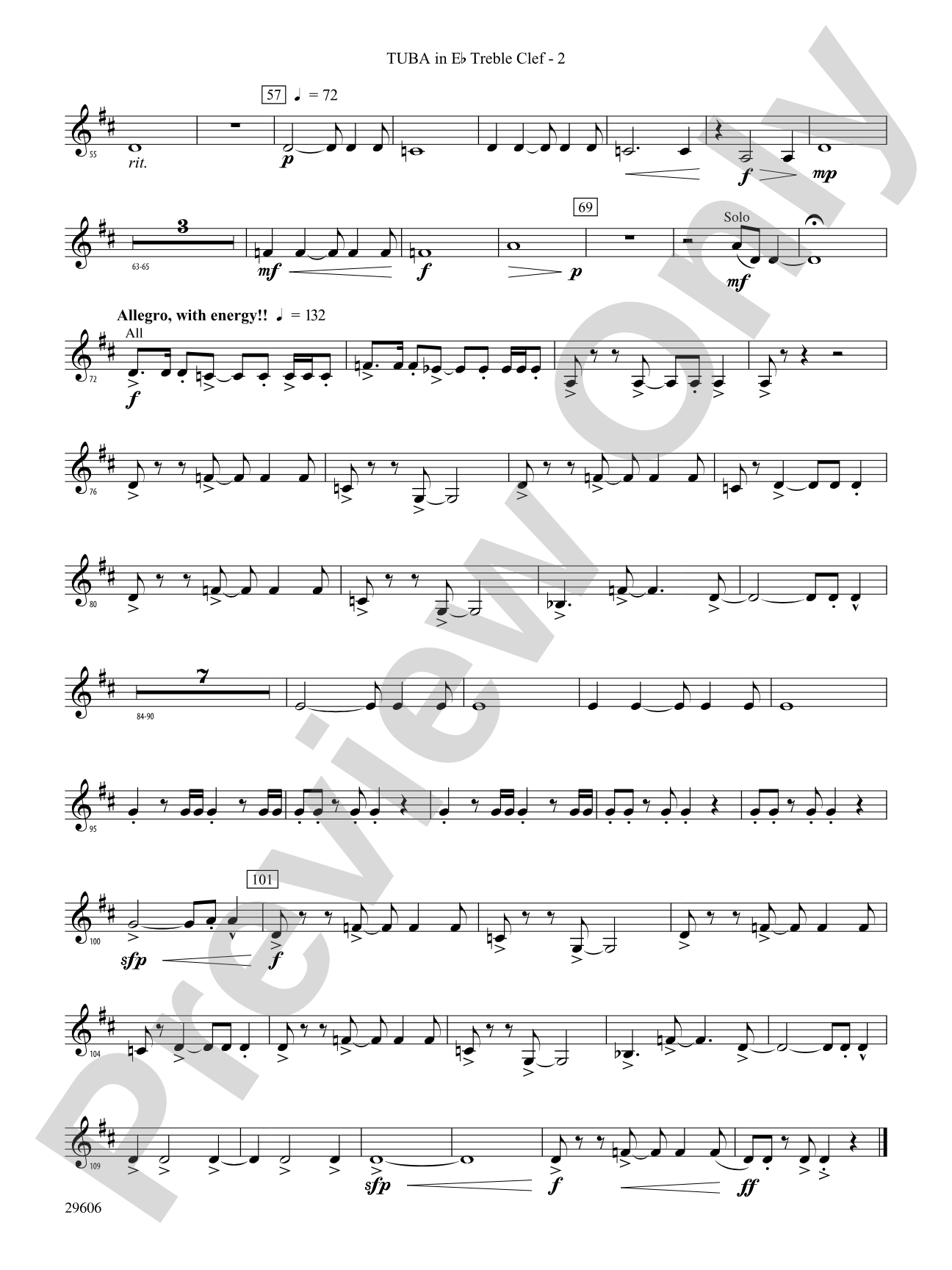Journey to Aldebaran: (wp) E-flat Tuba T.C.