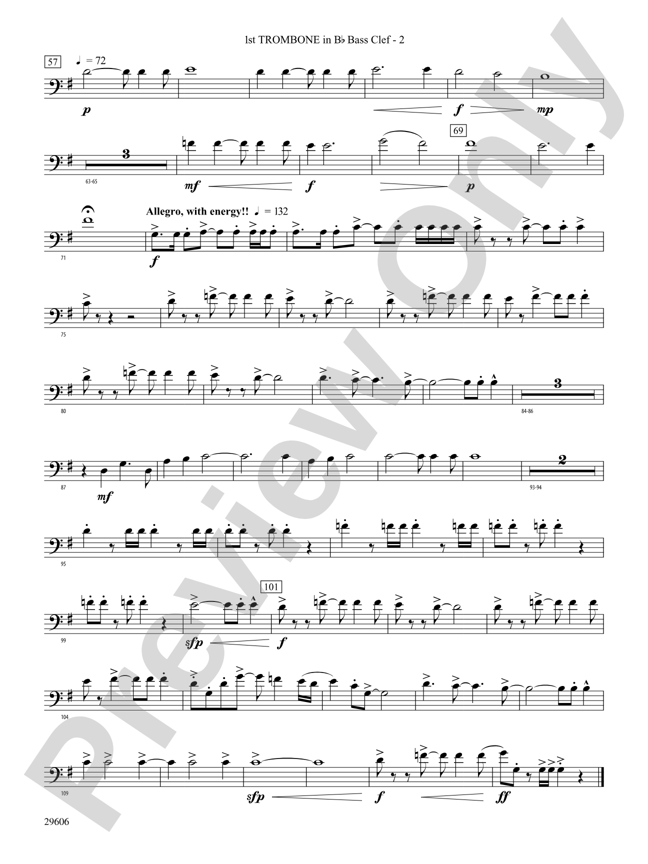 Journey to Aldebaran: (wp) 1st B-flat Trombone B.C.
