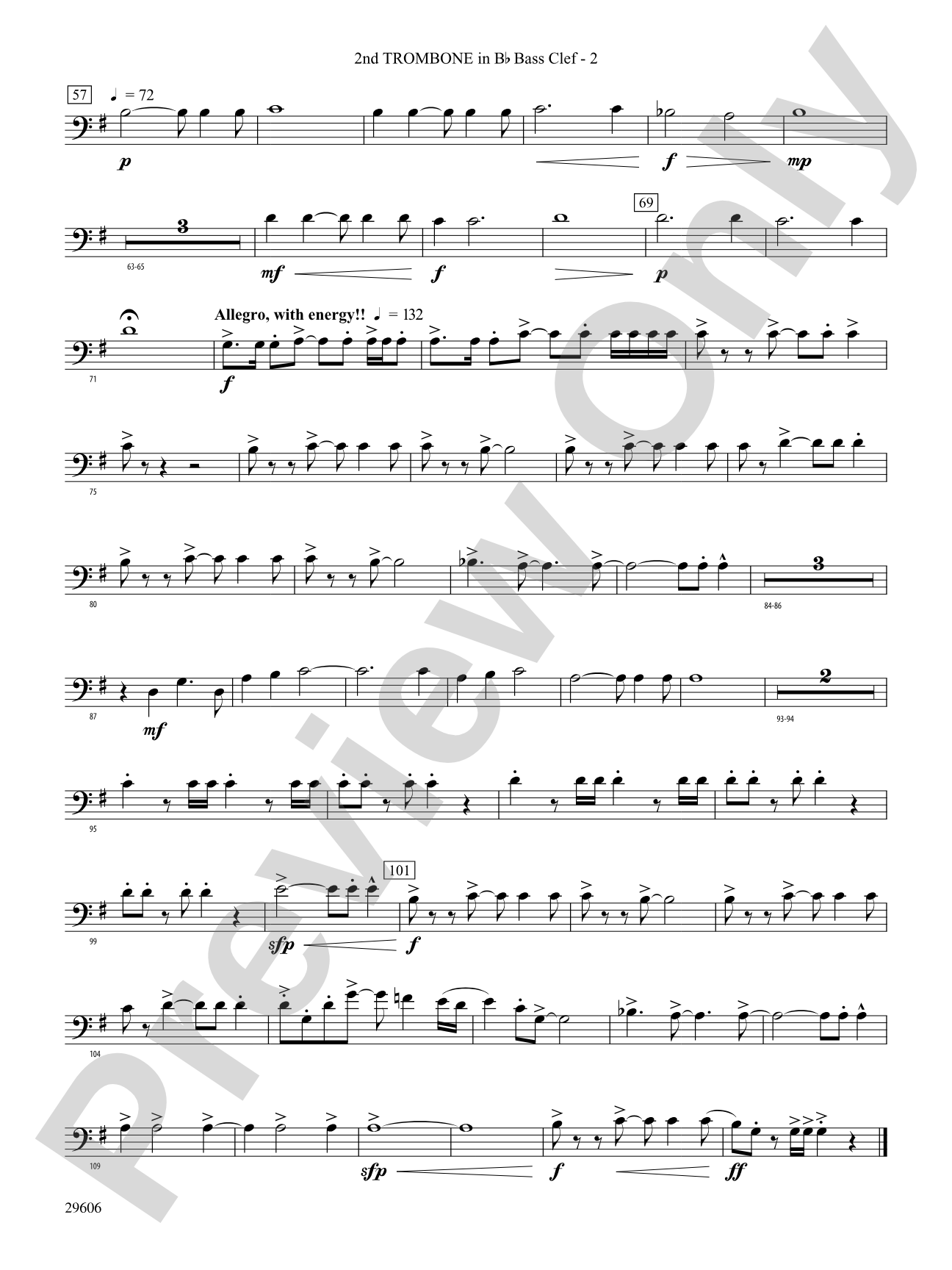 Journey to Aldebaran: (wp) 2nd B-flat Trombone B.C.