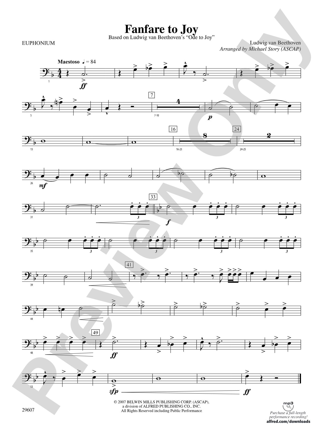 Fanfare to Joy: Baritone B.C.
