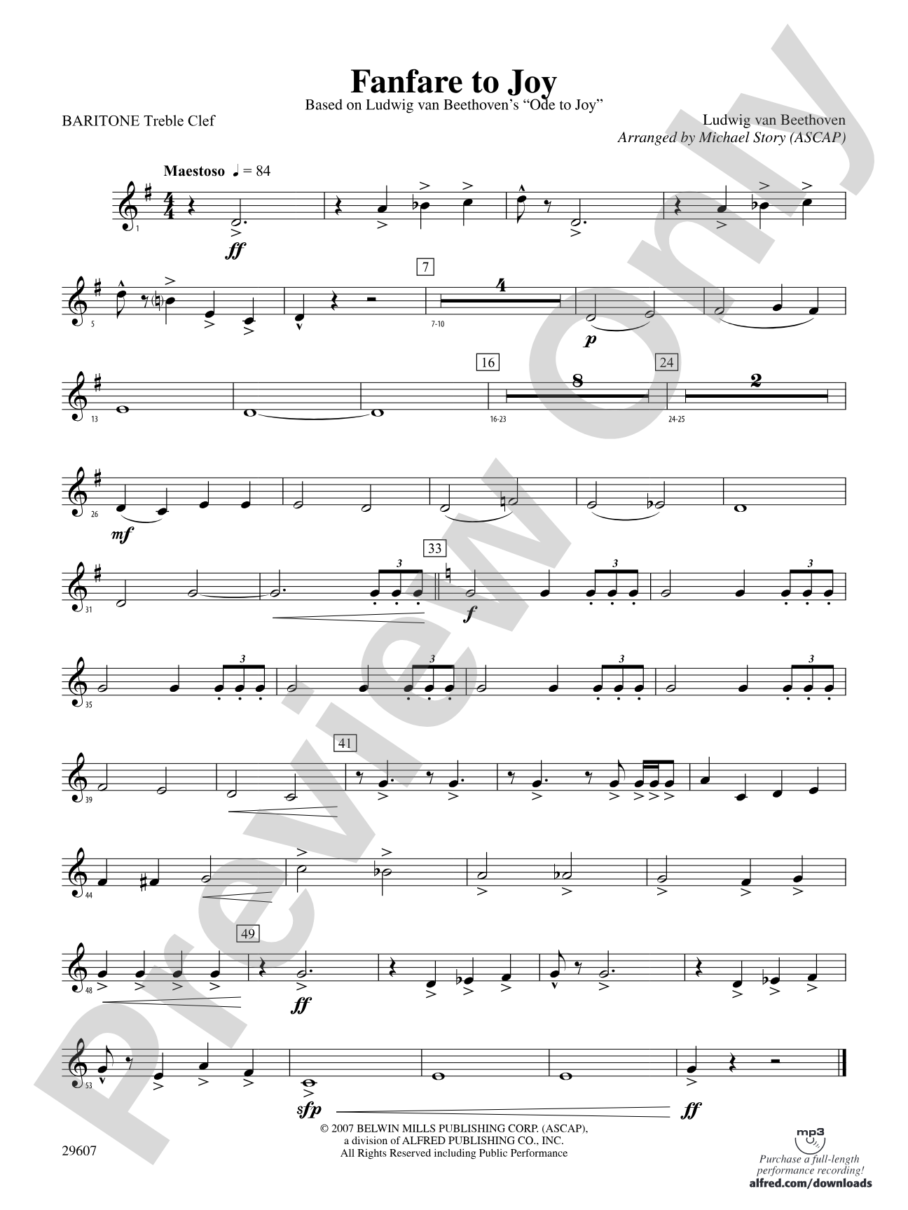 Fanfare to Joy: Baritone T.C.