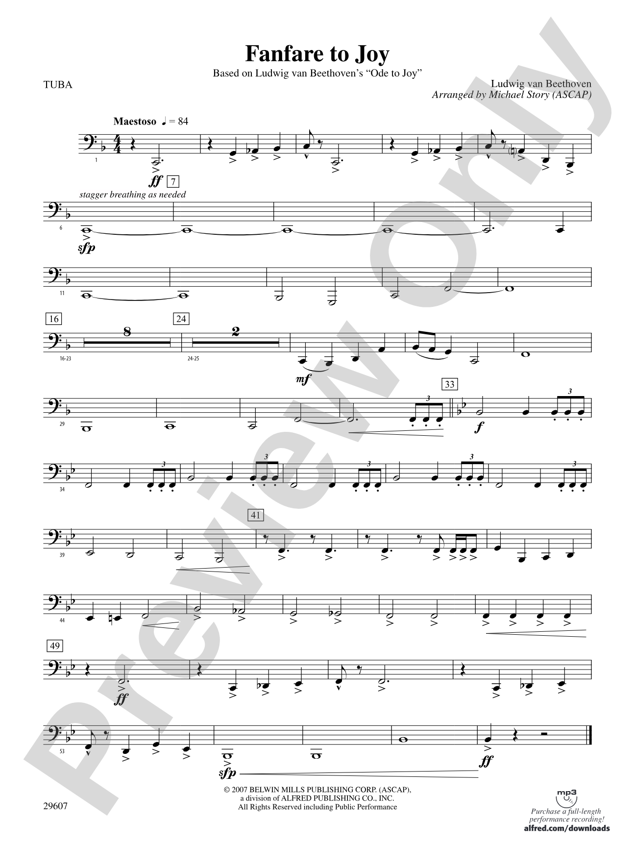 Fanfare to Joy: Tuba