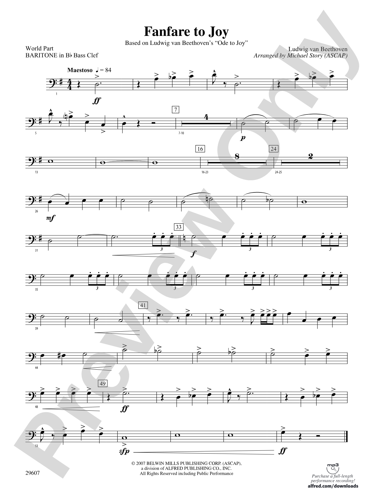 Fanfare to Joy: (wp) B-flat Baritone B.C.