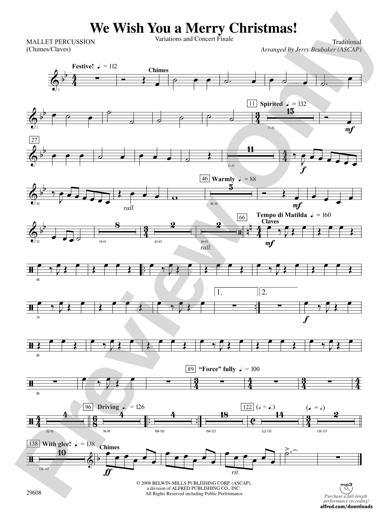 We Wish You a Merry Christmas!: Mallets