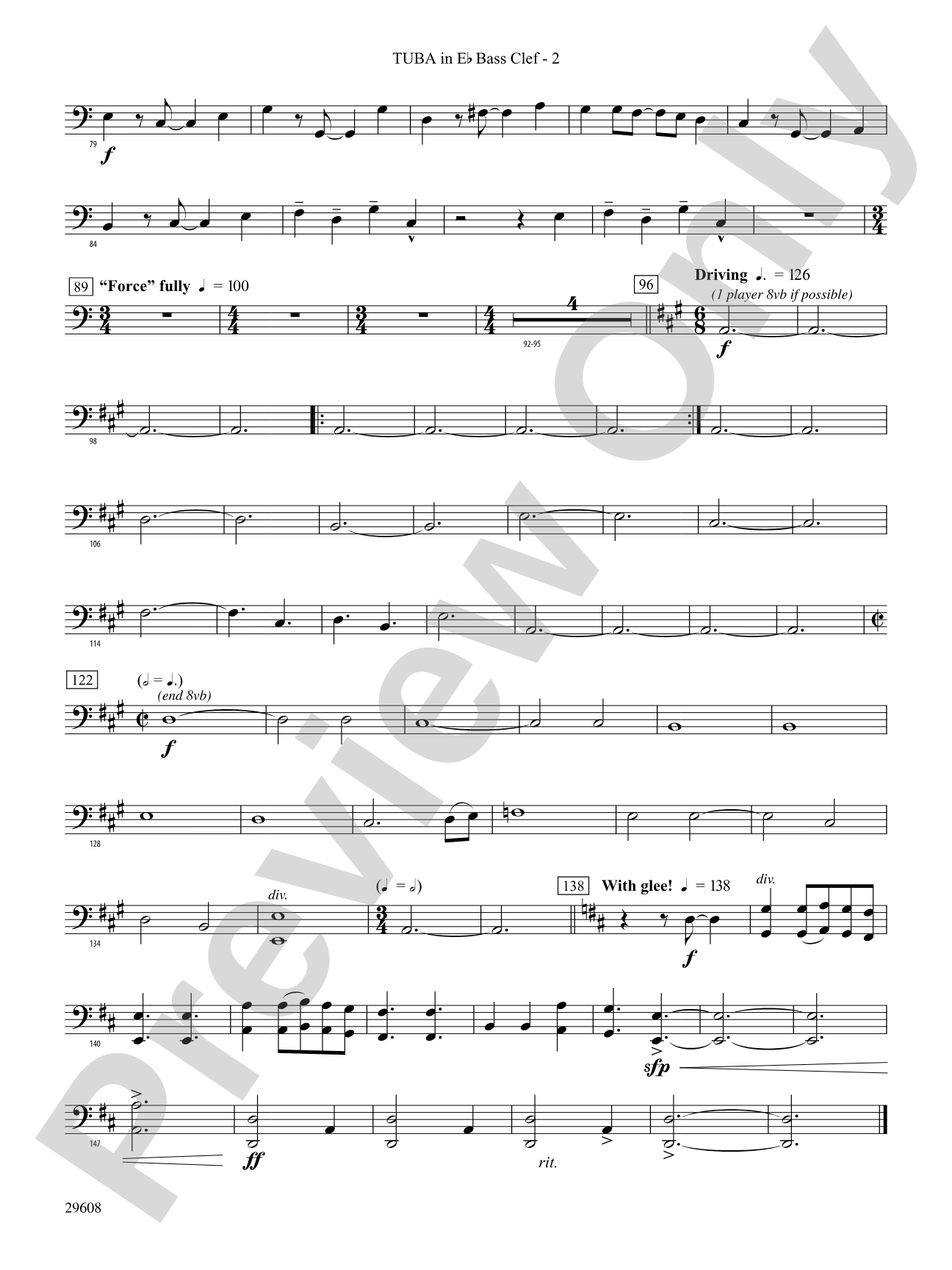 We Wish You a Merry Christmas!: (wp) E-flat Tuba B.C.