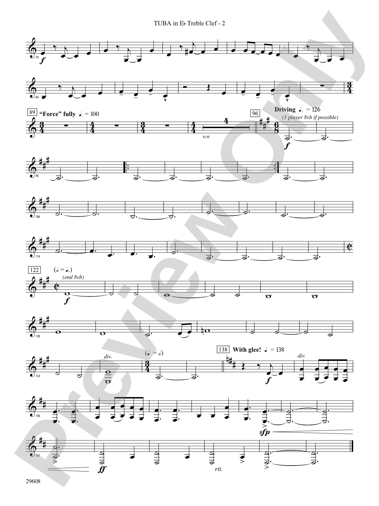 We Wish You a Merry Christmas!: (wp) E-flat Tuba T.C.