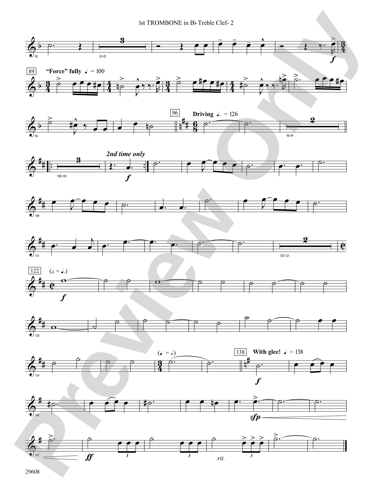 We Wish You a Merry Christmas!: (wp) 1st B-flat Trombone T.C.