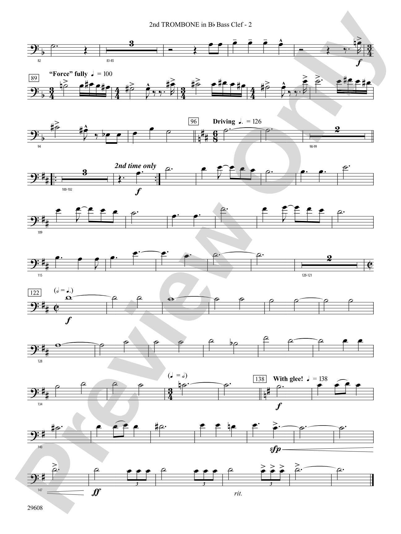 We Wish You a Merry Christmas!: (wp) 2nd B-flat Trombone B.C.