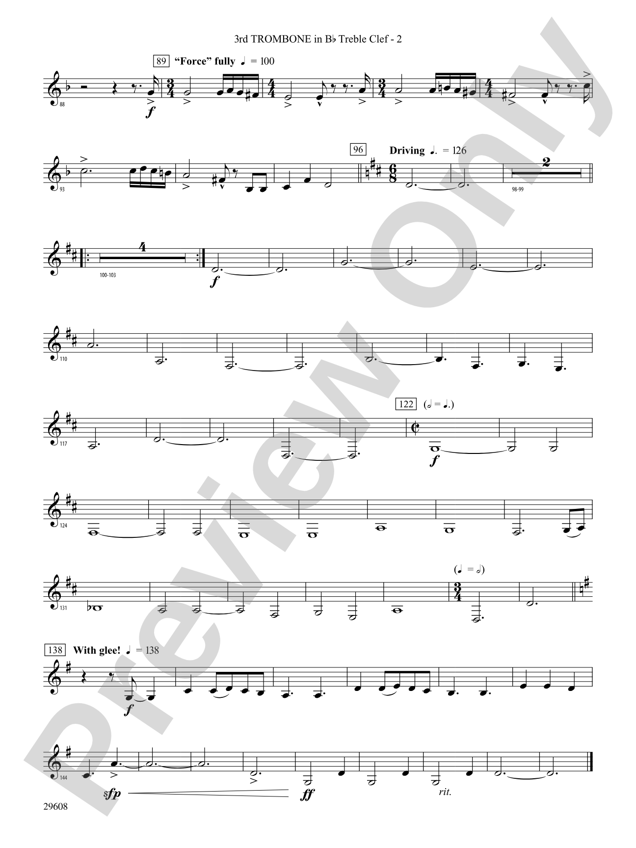 We Wish You a Merry Christmas!: (wp) 3rd B-flat Trombone T.C.