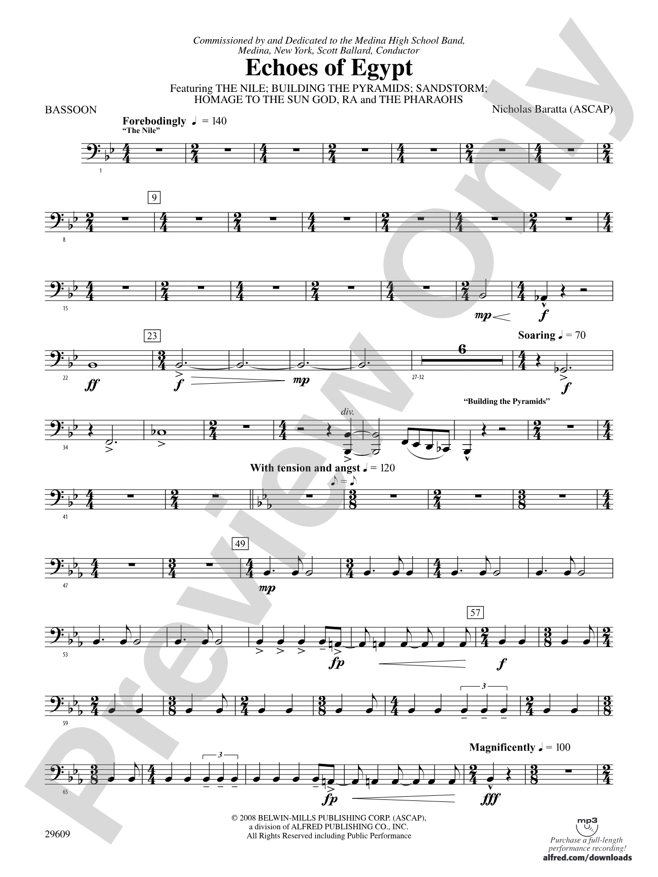 Echoes of Egypt: Bassoon