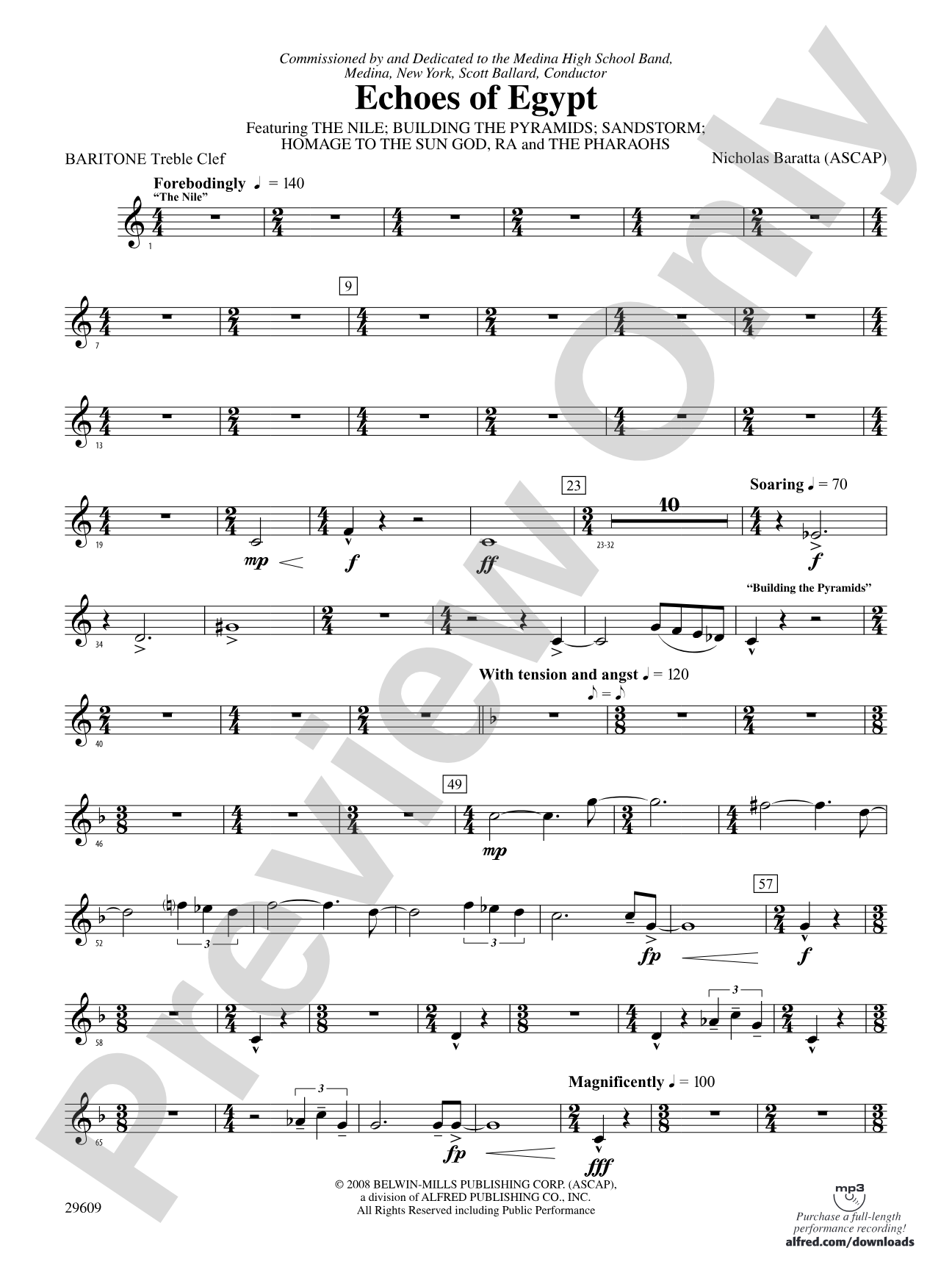 Echoes of Egypt: Baritone T.C.