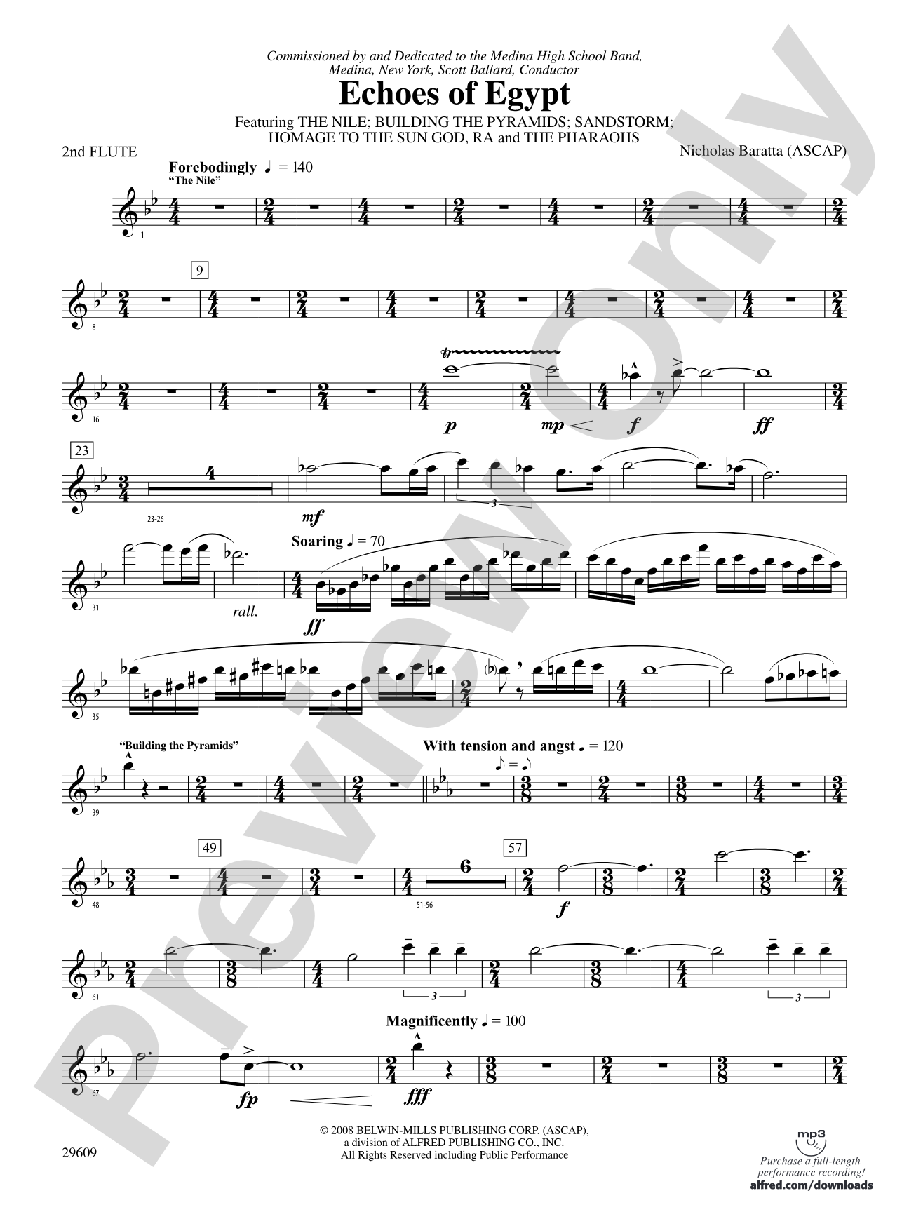 Echoes of Egypt: 2nd Flute