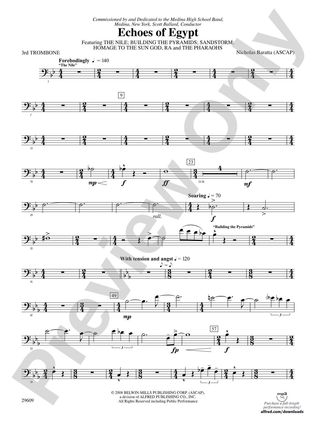 Echoes of Egypt: 3rd Trombone