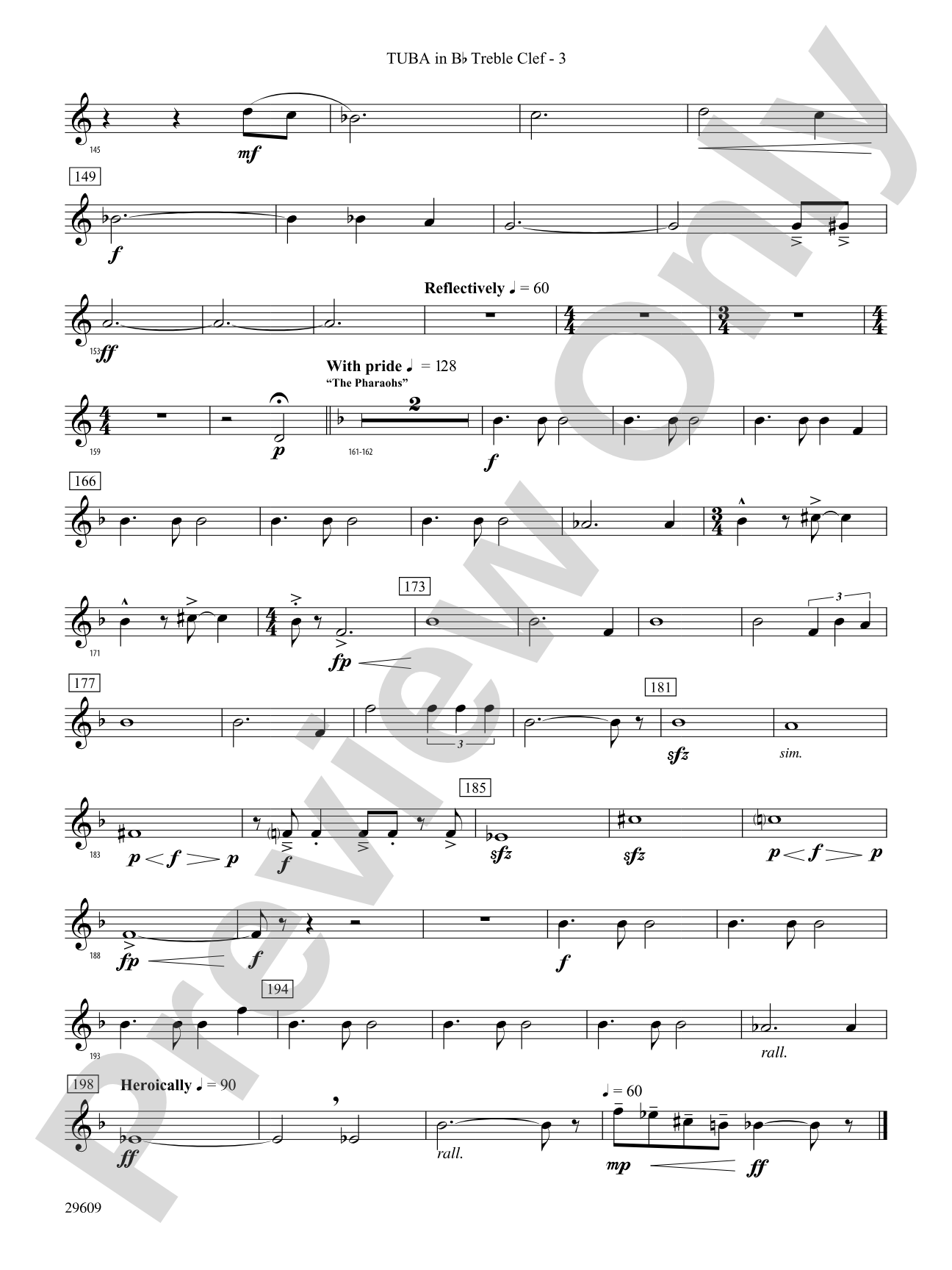 Echoes of Egypt: (wp) B-flat Tuba T.C.