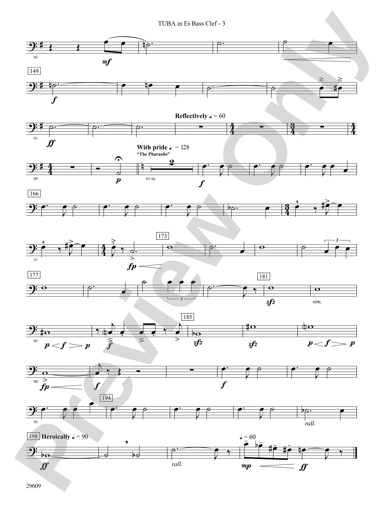 Echoes of Egypt: (wp) E-flat Tuba B.C.