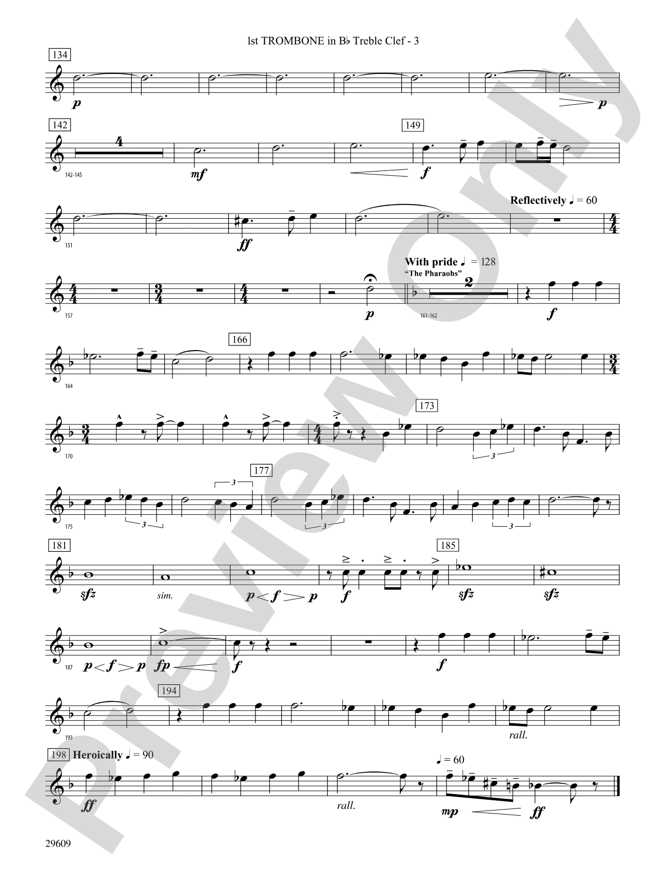 Echoes of Egypt: (wp) 1st B-flat Trombone T.C.