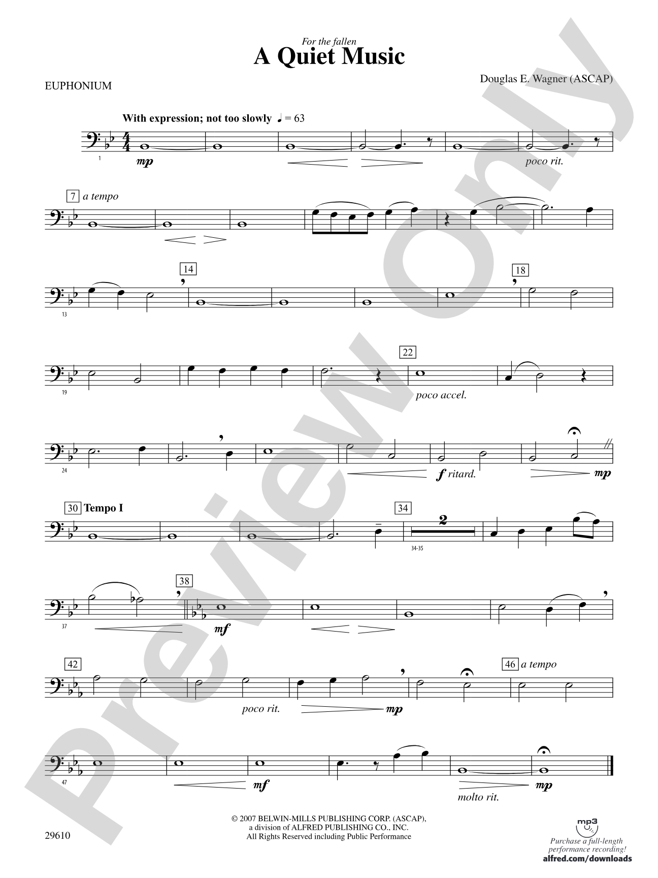 A Quiet Music: Baritone B.C.