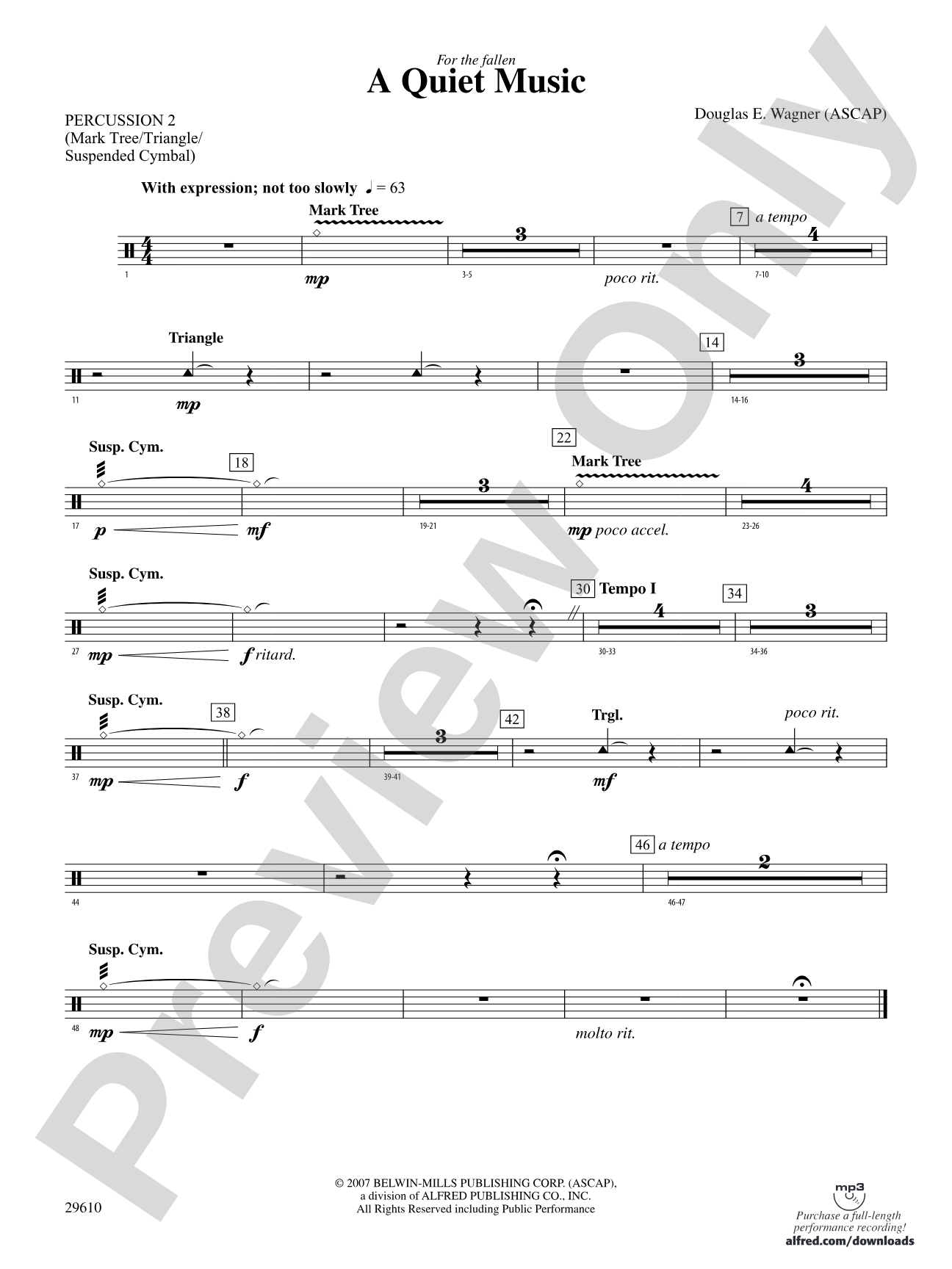 A Quiet Music: 2nd Percussion