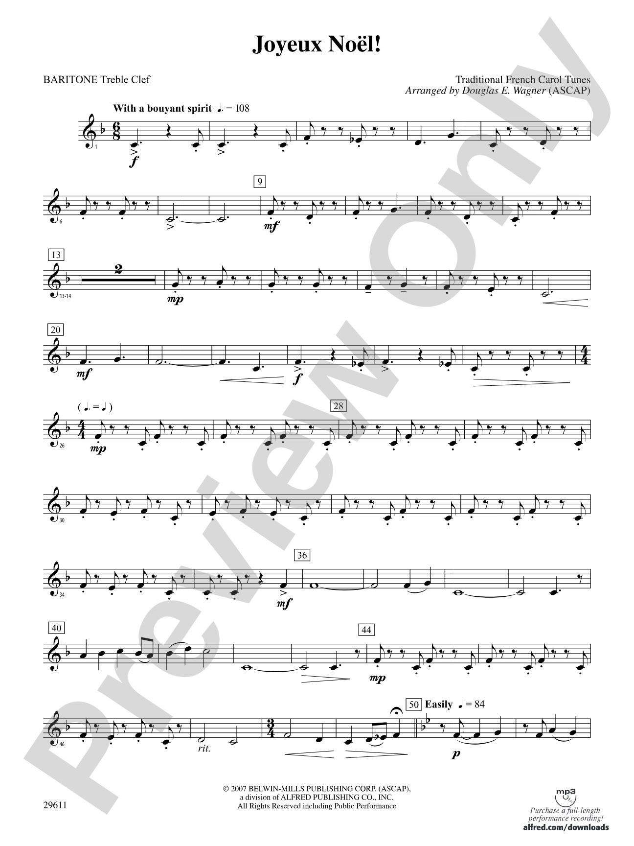 Joyeux Noël!: Baritone T.C.