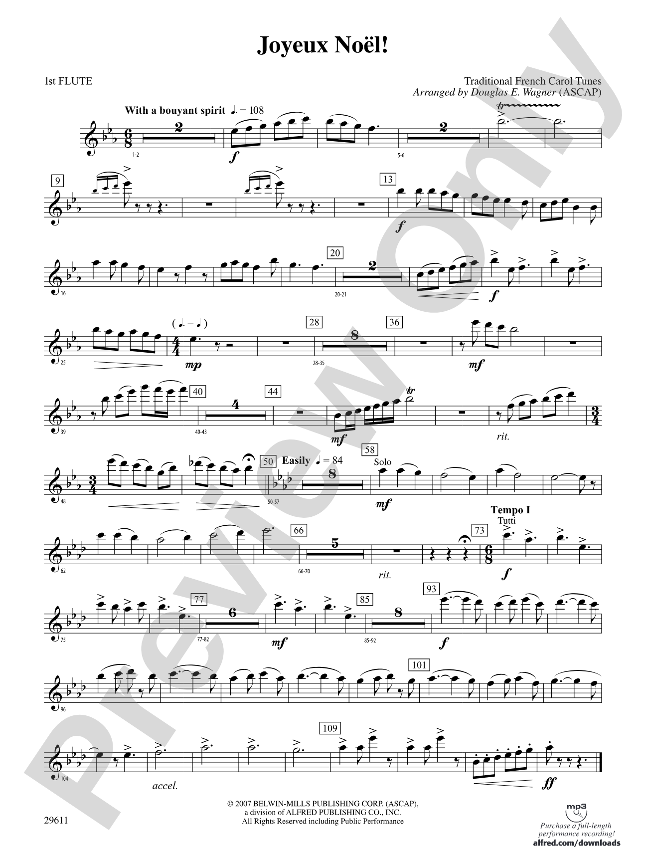 Joyeux Noël!: Flute