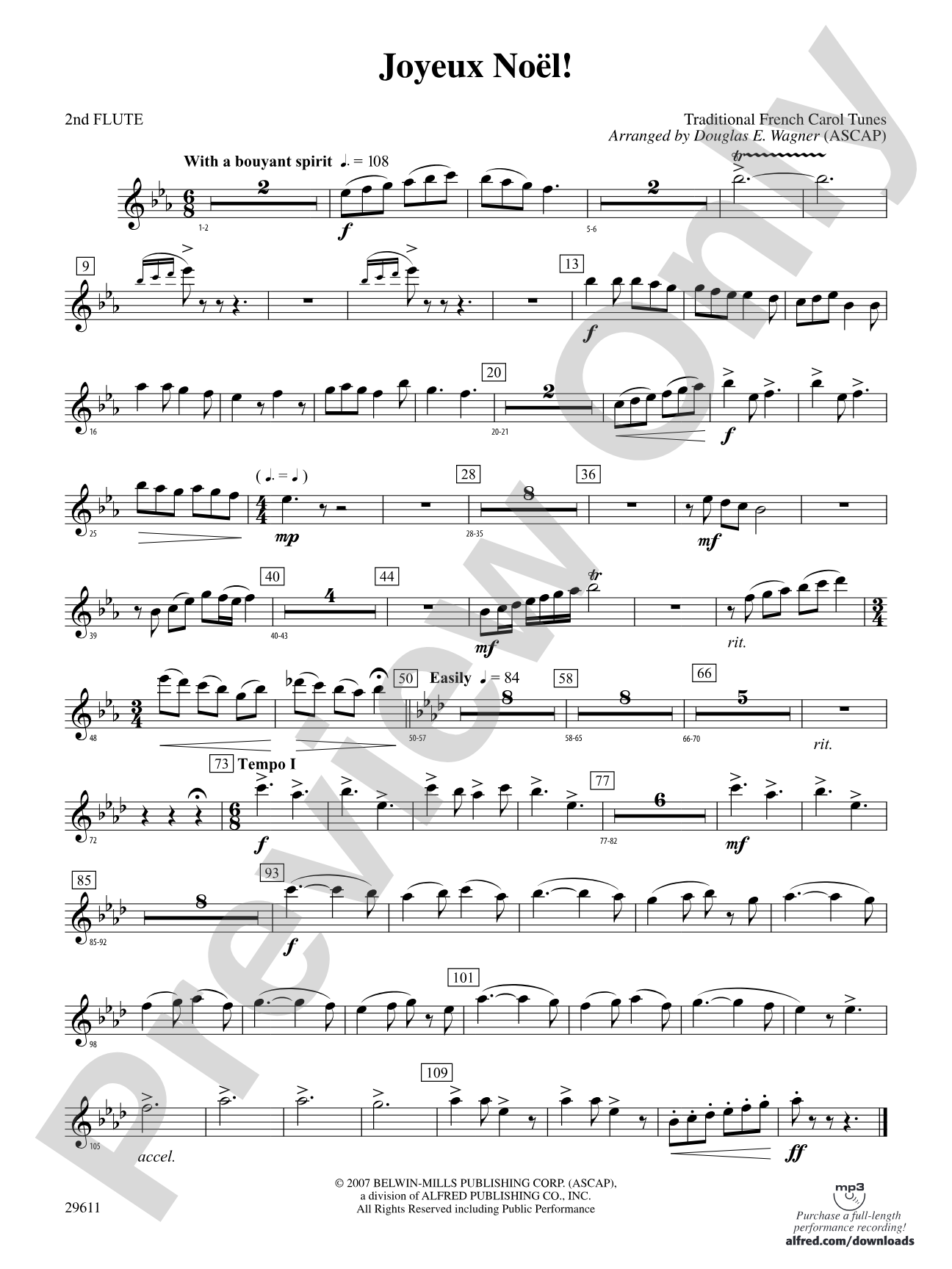Joyeux Noël!: 2nd Flute