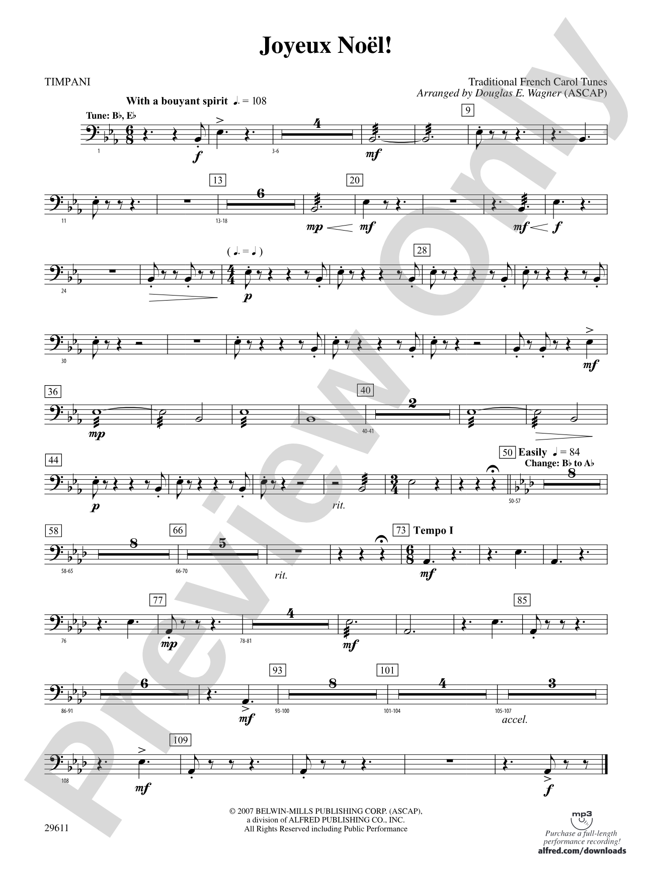 Joyeux Noël!: Timpani