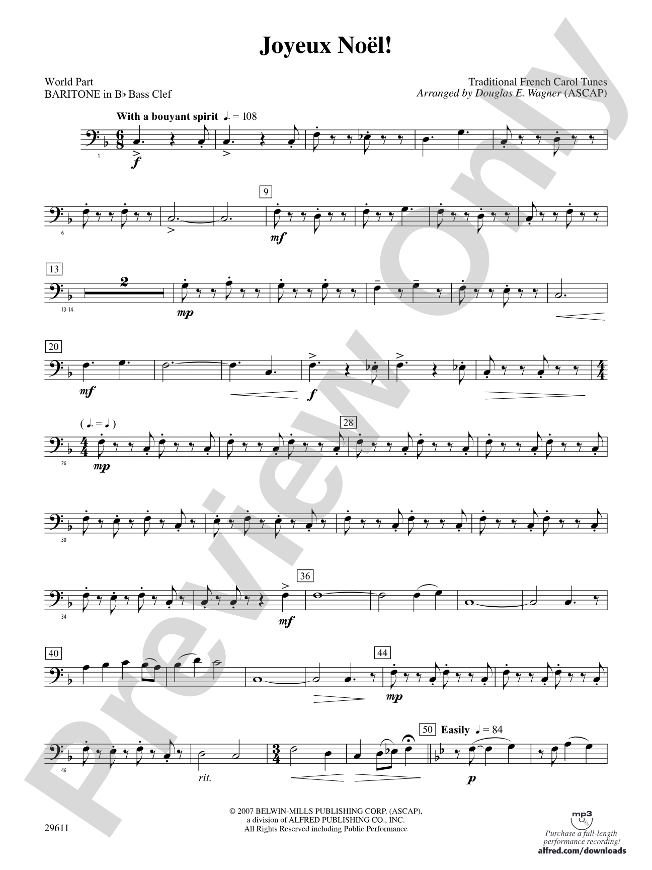 Joyeux Noël!: (wp) B-flat Baritone B.C.